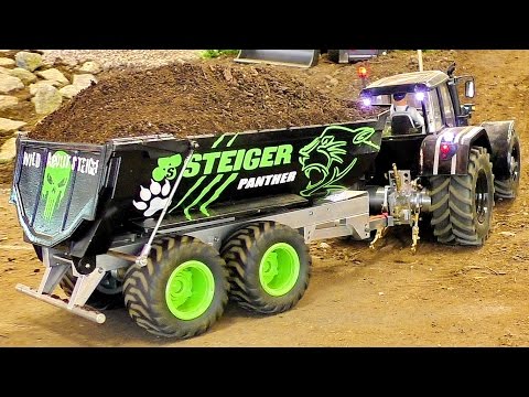 RC FENDT TRACTOR ACTION IN SCALE 1/16 AMAZING RC MODEL MACHINE IN MOTION - UCNv8pE-nHTAAp77nXiAB9AA