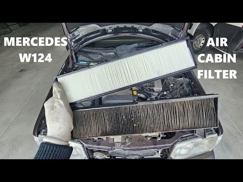 Come sostituire il filtro dell'aria dell'abitacolo della Mercedes Classe E W124