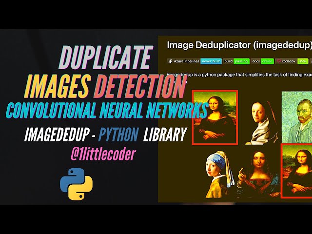 Duplicate Detection with Machine Learning