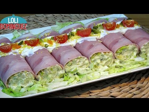 Rollitos de jamón York, súper fáciles de hacer y riquísimos - Recetas paso a paso - Loli Domínguez - UC5ONfXPjWgqElh0NZaRJ1tg