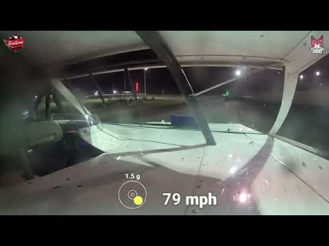 #4W Tyler Wolff - USRA Modified - 5-25-2024 Salina Highbanks Speedway - In Car Camera - dirt track racing video image
