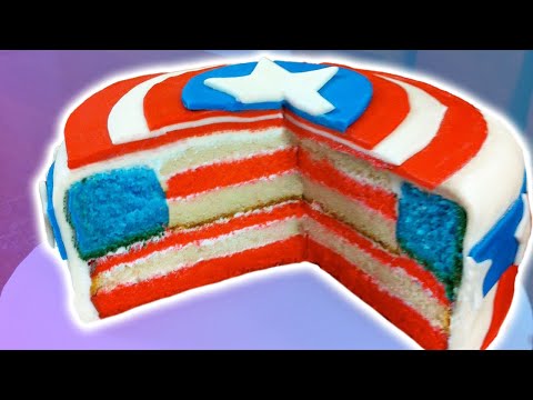 HOW TO MAKE A CAPTAIN AMERICA CAKE - NERDY NUMMIES - UCjwmbv6NE4mOh8Z8VhPUx1Q