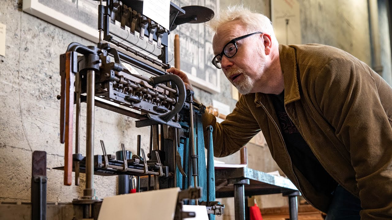 Adam Savage Learns How Old Books Were Made!