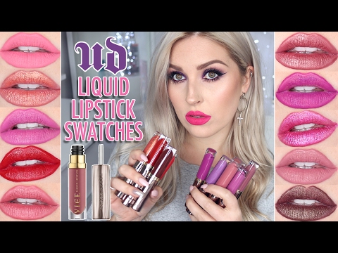 Urban Decay VICE Liquid Lipstick Swatches  - UCMpOz2KEfkSdd5JeIJh_fxw