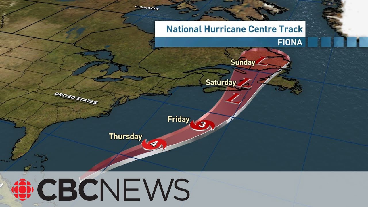 Environment Canada says Fiona moving toward Nova Scotia by Friday night
