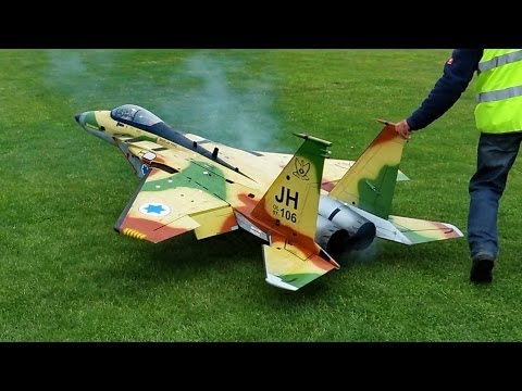 Giant RC F15 Super fast Turbine Jet , 18Kg Thrust , flight demonstration , Ragow 2014 *HD* - UCH6AYUbtonG7OTskda1_slQ