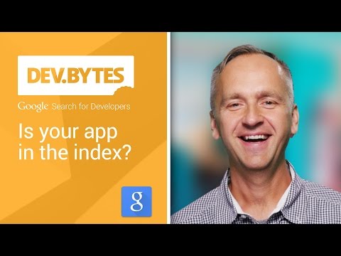 Is your app in the Google index? - UC_x5XG1OV2P6uZZ5FSM9Ttw