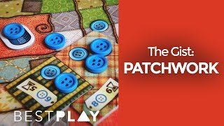 Patchwork - board game overview in 60 seconds