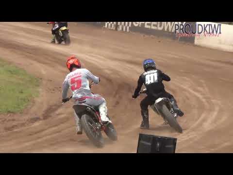 Rosebank Speedway - AUCKLAND FLAT TRACKERS CHAMPS - 23.01.22 - dirt track racing video image