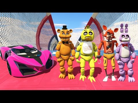 ANIMATRONICS STUNT ON WORLD'S BIGGEST RAMP IN HISTORY! (GTA 5 Mods FNAF Funny Moments) - UCdZoVLv1XHLLLJTSNcifuDQ