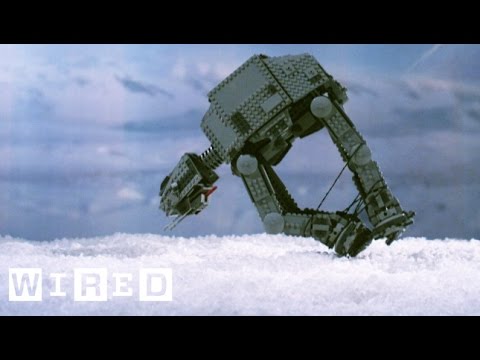 Star Wars Lego AT-AT Takes an Epic Fall at Hoth | Star Wars Lego Destruction - UCftwRNsjfRo08xYE31tkiyw