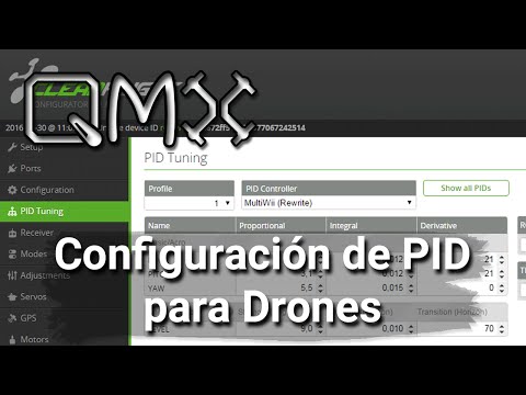 Configuración de PID para drones - Español - UCXbUD1VgLnAA-pPs93Wt2Rg