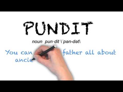 How to Pronounce 'PUNDIT' - English Pronunciation