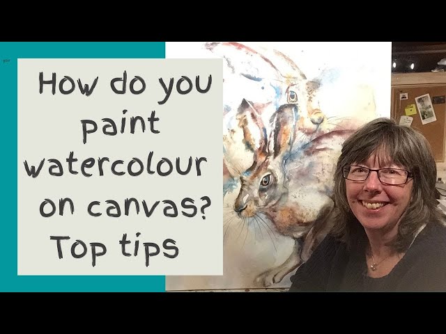 Can You Paint Watercolor on Canvas?