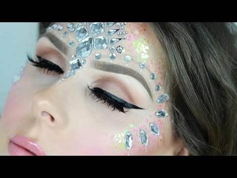 Glitter & Face Jewels Festival Makeup Tutorial! | Alice Jackson - UC1TagMMEjuI8t4Yxy_Q7opA