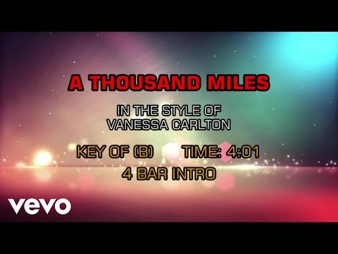 Vanessa Carlton - A Thousand Miles (Karaoke) - UCQHthJbbEt6osR39NsST13g