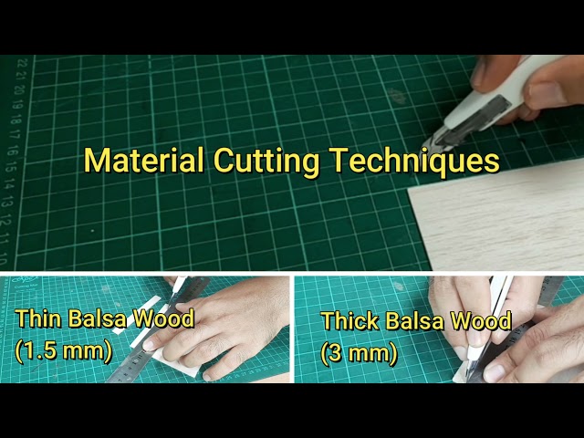 How To Cut Balsa Wood - To Get Ideas
