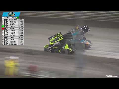 Knoxville Raceway Pro Sprint Highlights // May 11, 2024 - dirt track racing video image