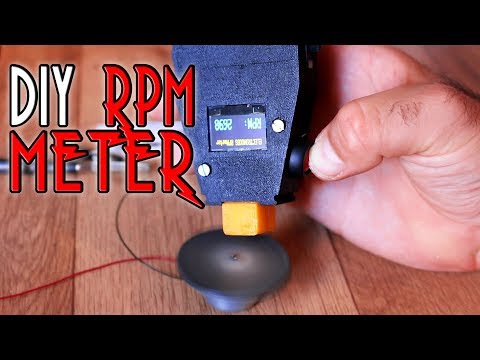 RPM meter with arduino DIY (IR sensor and 3D printed case) - UCjiVhIvGmRZixSzupD0sS9Q