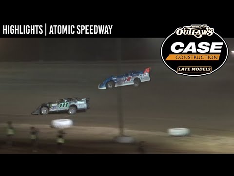 World of Outlaws CASE Late Models at Atomic Speedway April 23, 2022 | HIGHLIGHTS - dirt track racing video image