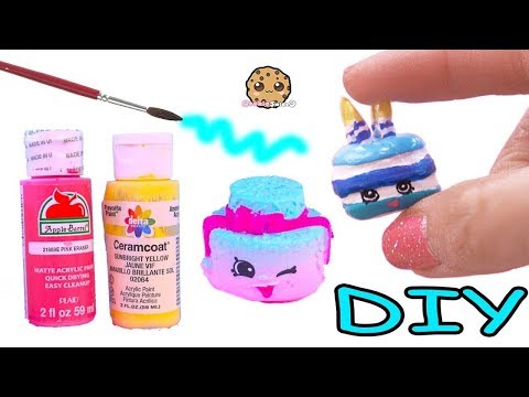 Custom Cake ! DIY Do It Yourself Clay Shopkins Painting Craft Toy Video - UCelMeixAOTs2OQAAi9wU8-g