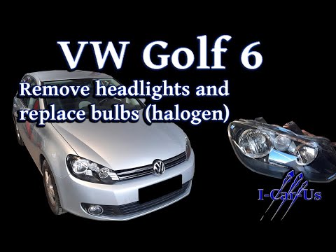 Как правильно заменить лампочку передней фары на VW Golf VI: пошаговая инструкция