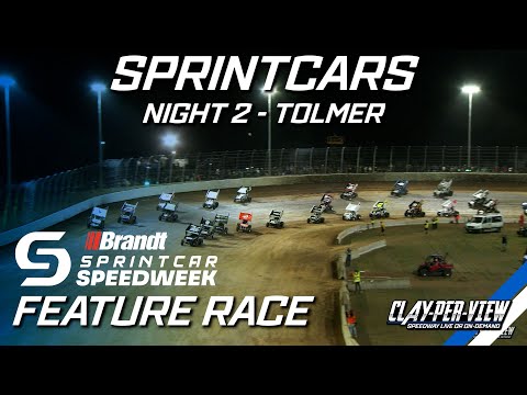 Sprintcars | Brandt Speedweek - Tolmer - 27th Dec 2024 | Clay-Per-View - dirt track racing video image