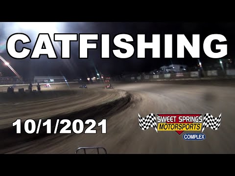 CATFISHING - POWRi 600cc Micro Sprint Car Racing at Sweet Springs Motorsports Complex: 10/1/2021 - dirt track racing video image