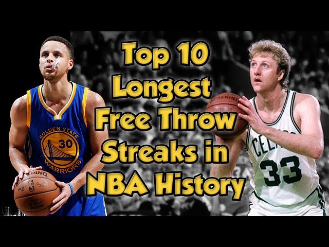 Who Has the Longest Free Throw Streak in the NBA?