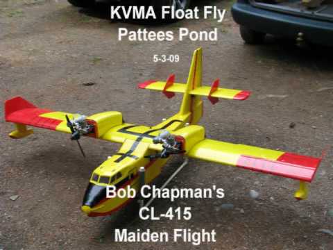 R/C  CL 415 Maiden Flight at Pattees Pond Float Fly - UC-kjUDEHiCaRe3cNnWIOwwA