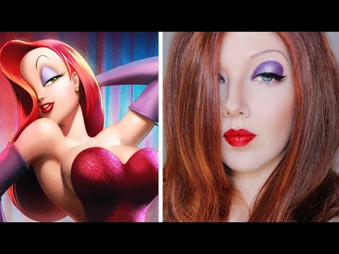 Transforming Into: Jessica Rabbit Makeup & Hair Tutorial - UCwQ48S6LdJVdGUM27M0oy4w