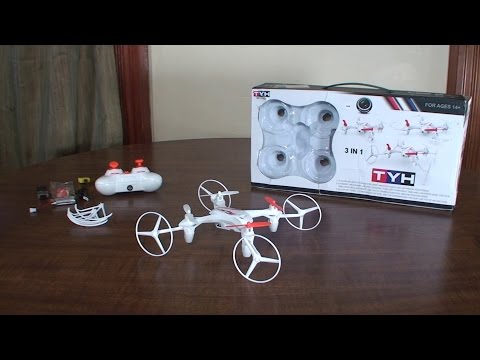 TYH Model - TY925 3-In-1 Conversion Quadcopter - Review and Flight - UCe7miXM-dRJs9nqaJ_7-Qww