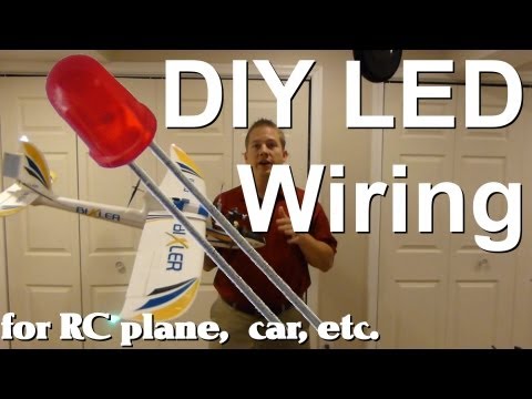 DIY LED Wiring for your RC plane, car, truck, etc. - UCF9gBZN7AKzGDTqJ3rfWS5Q