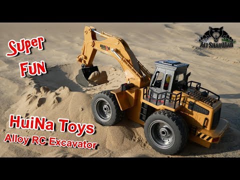 HuiNa Toys Super Easy to Operate Alloy RC Excavator - UCsFctXdFnbeoKpLefdEloEQ