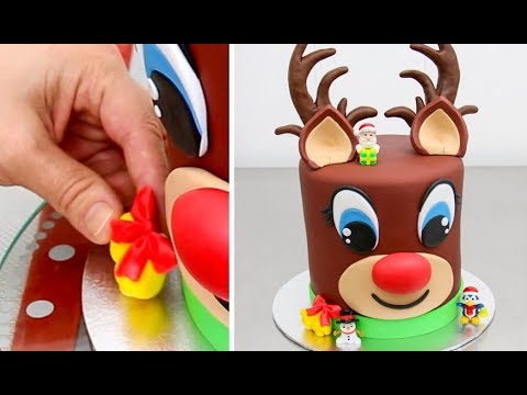 Reindeer Cake with Chocolate Buttecream Frosting by Cakes StepbyStep - UCjA7GKp_yxbtw896DCpLHmQ