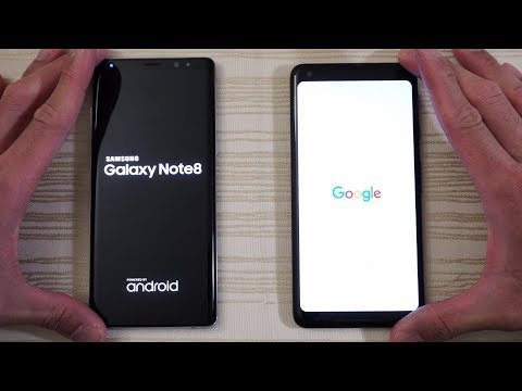 Google Pixel 2 XL vs Galaxy Note 8 - Speed Test! (4K) - UCgRLAmjU1y-Z2gzOEijkLMA