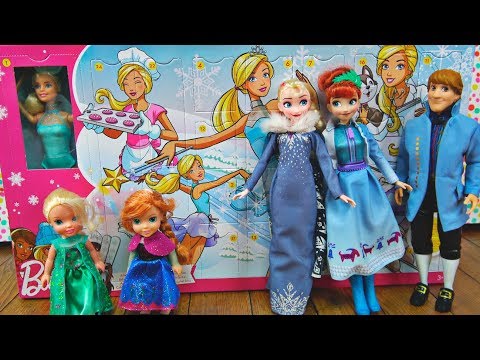 Elsa and Anna toddlers get Barbie's advent calendar - UCB5mq0ucfGe9dNCIC0s41QQ