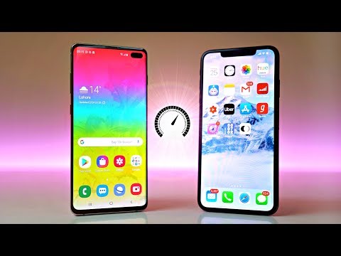 Samsung Galaxy S10 Plus vs iPhone XS Max - Speed Test! (WOW) - UCTqMx8l2TtdZ7_1A40qrFiQ