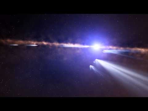 Hundreds Of Comets Spotted Around Nearby Star | Artist Impression Video - UCVTomc35agH1SM6kCKzwW_g