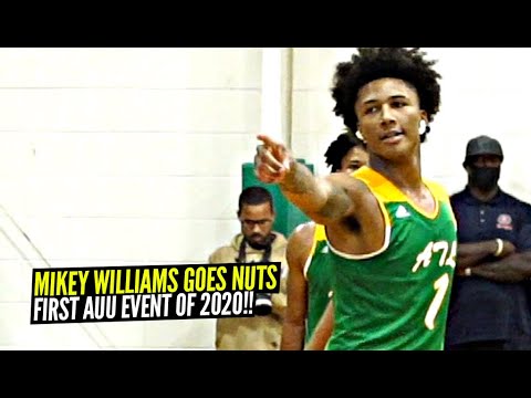 Mikey Williams FIRST AAU Event of 2020 Was a WILD SHOW!!