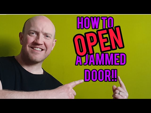 How to Open a Jammed Door Lock from the Outside