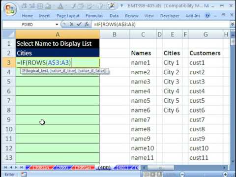 Excel Magic Trick 400: Show List of Values In Cells After Using Data Validation Drop-Down - UCkndrGoNpUDV-uia6a9jwVg