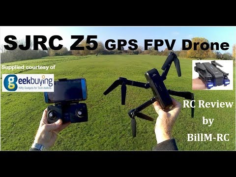 SJRC Z5 Review - GPS WiFi FPV Foldable RC Drone with Adjustable 1080P HD Camera - UCLnkWbYHfdiwJEMBBIVFVtw