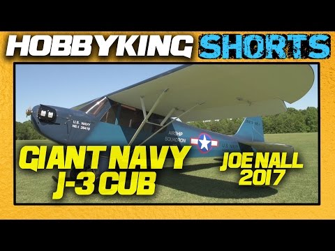 Giant Scale J-3 Navy Cub! - Joe Nall 2017 - HobbyKing Live - UCkNMDHVq-_6aJEh2uRBbRmw