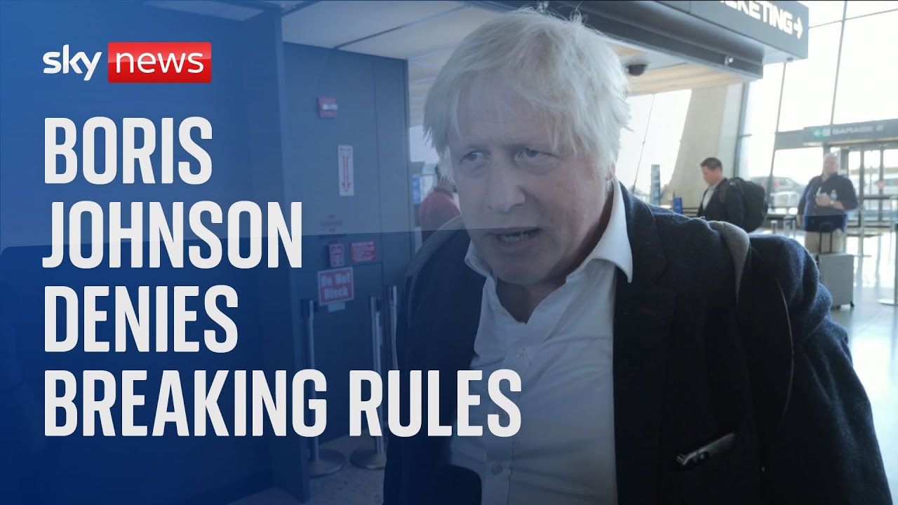 Boris Johnson has hit back at fresh claims that he broke lockdown rules