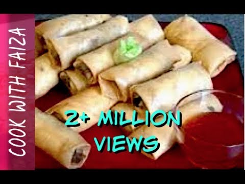 CHICKEN SPRING ROLL *COOK WITH FAIZA* - UCR9WXUxcp0bR9OWi5ersIHw