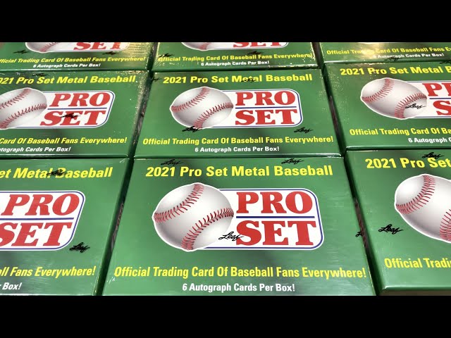 The 2021 Pro Set Metal Baseball Cards are a Must Have