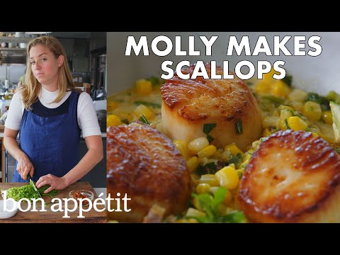 Molly Makes Scallops with Corn and Chorizo | From the Test Kitchen | Bon Appétit - UCbpMy0Fg74eXXkvxJrtEn3w