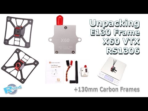 E130mm 2mm Carbon Fiber Frame + RS1306 + x60 aluminum Vtx from BangGood - UCv2D074JIyQEXdjK17SmREQ