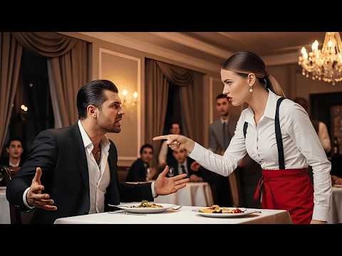 Mafiaboss schreit Kellnerin an, sie sagt drei Worte, die das gesamte Restaurant erstarren lassen